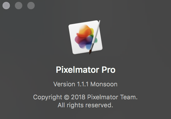 Pixelmator Pro 1.1.1